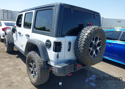 2020 Jeep Wrangler Unlimited Rubicon из США, поврежденный, VIN 1C4HJXFGXLW290570